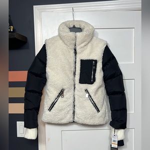 SAM. VEGAN LEATHER WYLIE, BLK/WHITE Size S